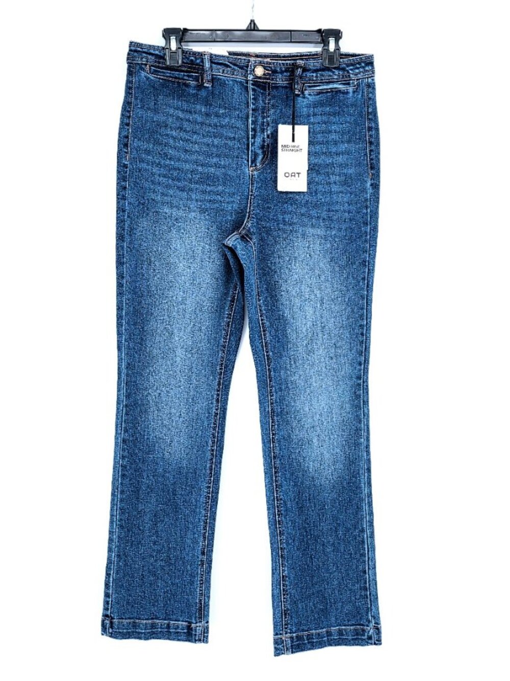 OAT New York Mid Rise Straight Leg Jeans 29 waist / size 8 NWT